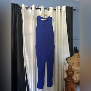 Elegant Blue/Purple Jumpsuit